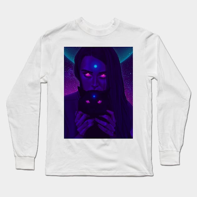 PsyCat 5 Long Sleeve T-Shirt by PHAZED